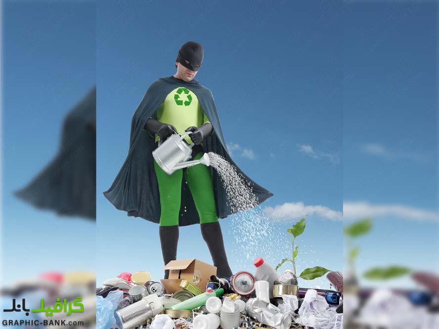 تصویر زباله و محیط زیست
